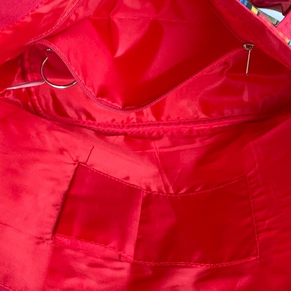 Lady Liberty Fashions Red & White Ski Valais Tote, NWT - Picture 11 of 16